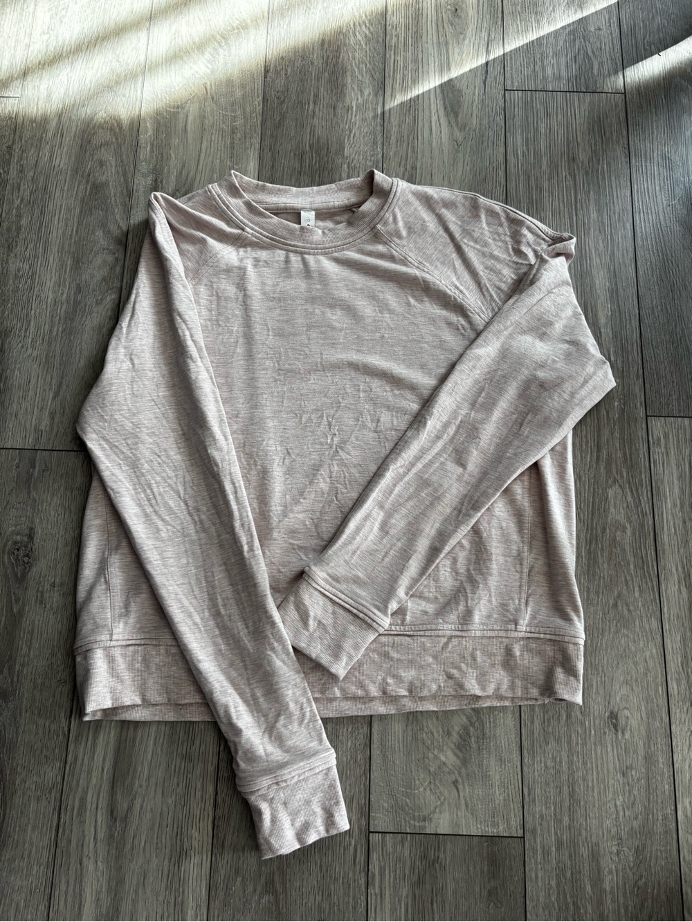 lululemon athletica Crewneck Sweater in Light pink